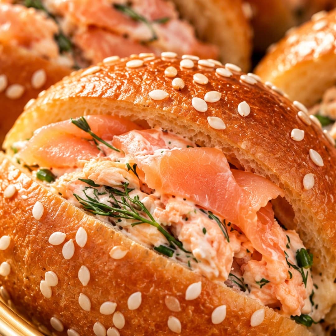 Menu : Brioche au saumon frais